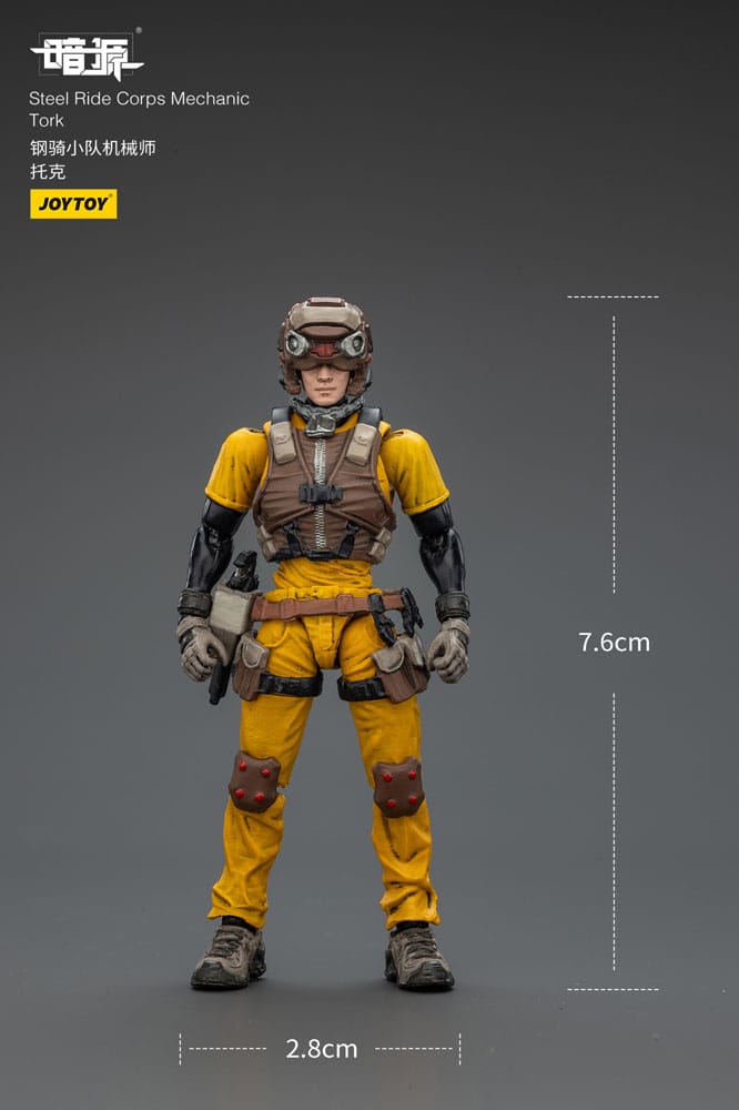 Steel Ride Corps Dark Source Action Figur Mechanic Tork 7 cm