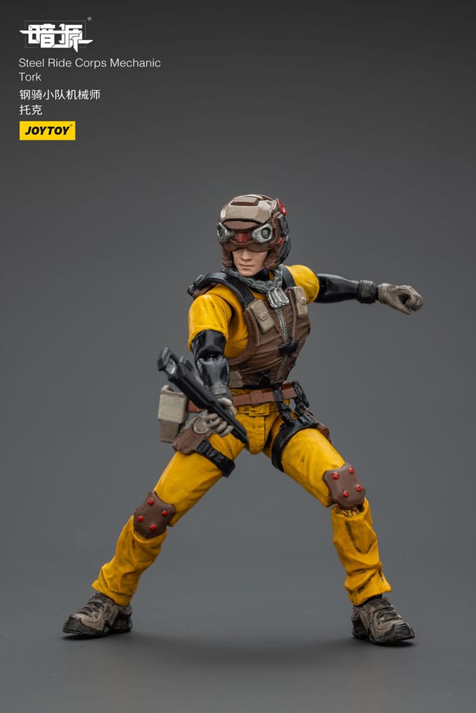 Steel Ride Corps Dark Source Action Figur Mechanic Tork 7 cm