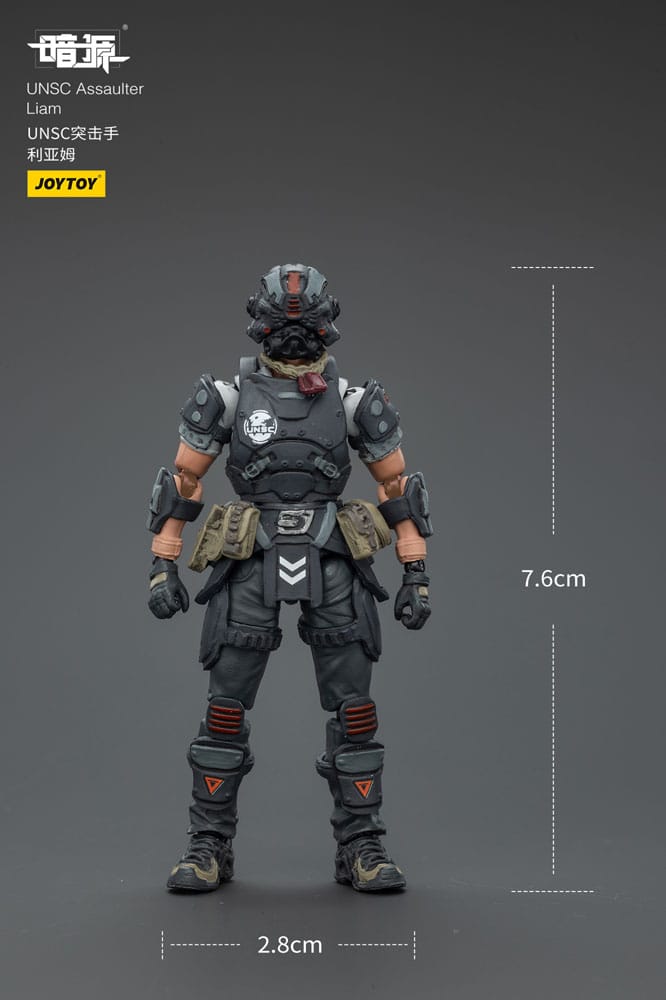 UNSC Dark Source Action Figure Assaulter Liam 7 cm