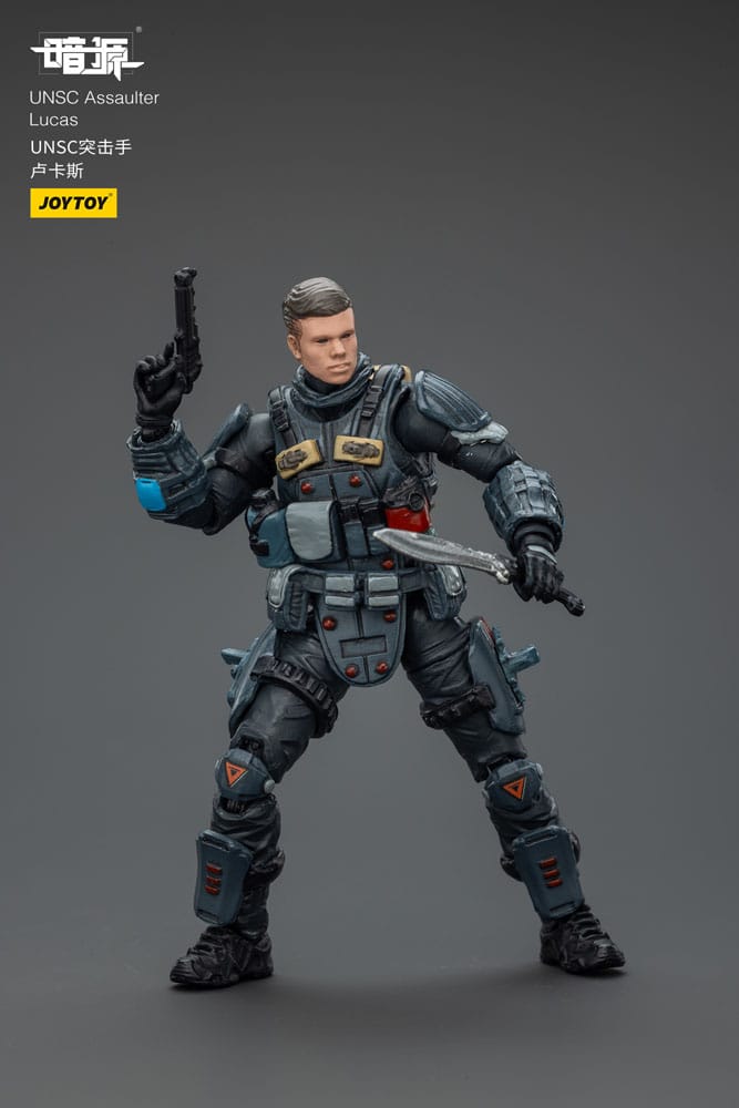 UNSC Dark Source Action Figure Assaulter Lucas 7 cm