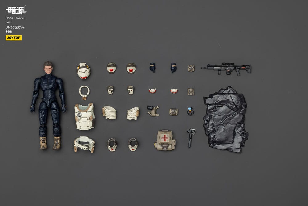 UNSC Dark Source Action Figure Medic Levi 7 cm
