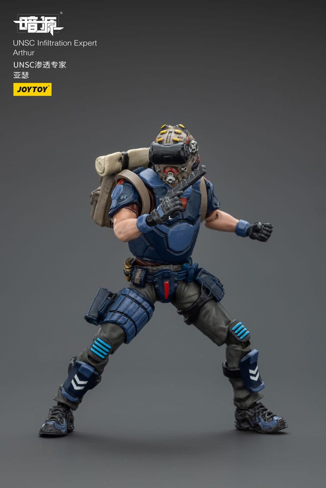 UNSC Dark Source Action Figur Infiltration Expert Arthur 7 cm