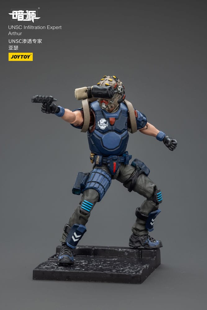 UNSC Dark Source Action Figur Infiltration Expert Arthur 7 cm
