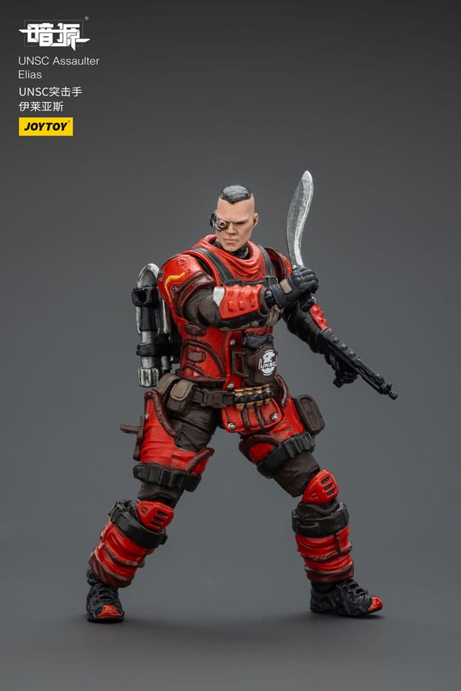 UNSC Dark Source Action Figure Assaulter Elias 7 cm