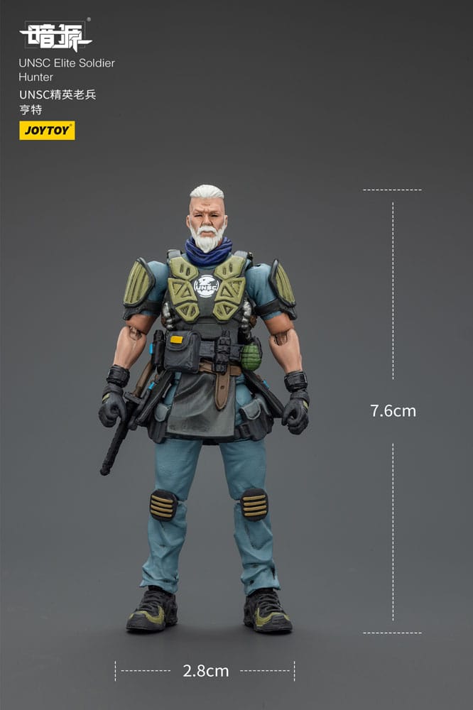 UNSC Dark Source Action Figure Elite Soldier Hunter 7 cm