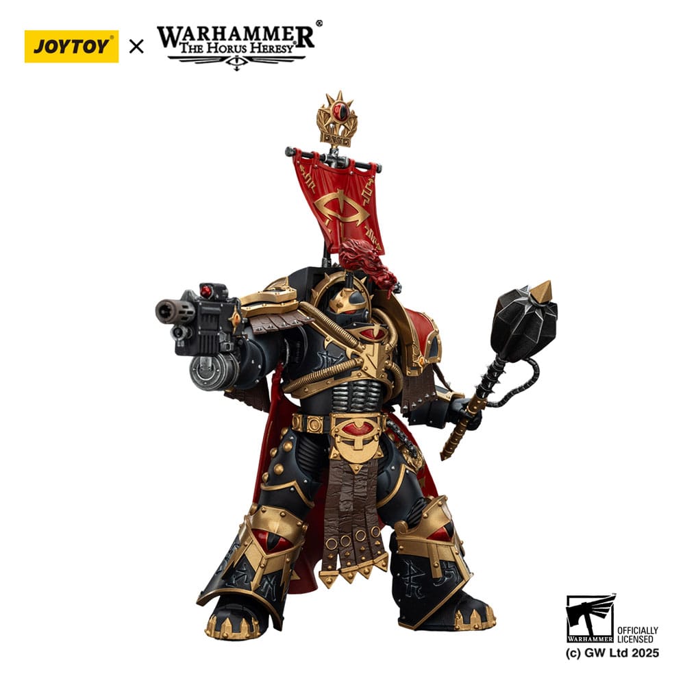 Warhammer 40,000: Sons of Horus Action Figure Legion Cataphractii Praetorwith Combi-Melta and Power Maul 14 cm