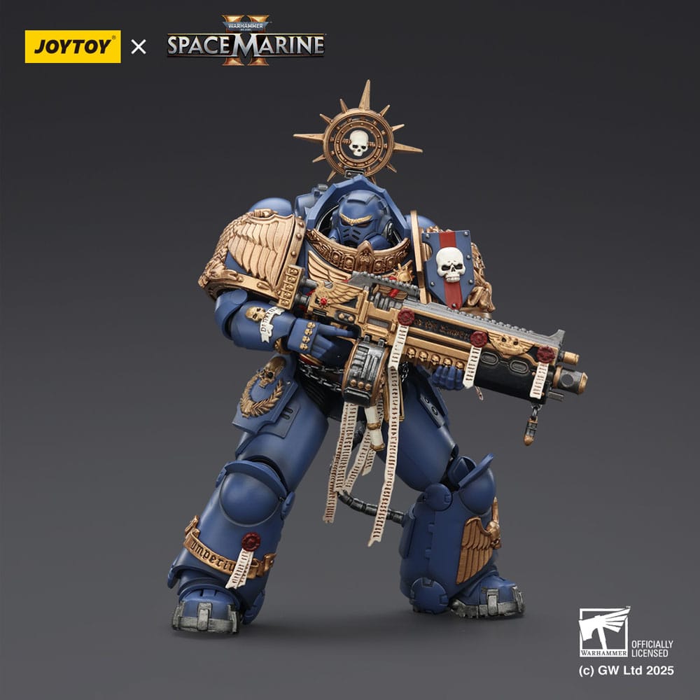 Warhammer 40,000: Space Marine 2 Action Figure Ultramarines Heavy Relic Primus Armor with Heavy Relic Bolt Rifle 13 cm