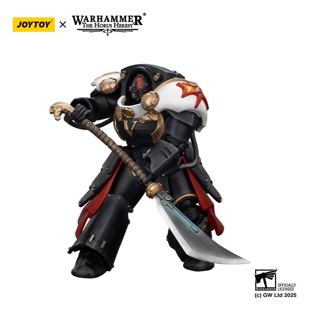 Warhammer The Horus Heresy Action Figure White Scars Ebon Keshig Terminator 1 with Power Glaive 13 cm