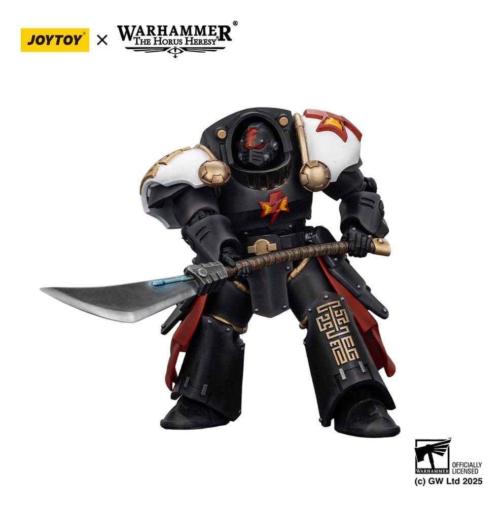 Warhammer The Horus Heresy Action Figure White Scars Ebon Keshig Terminator 2 with Power Glaive 13 cm