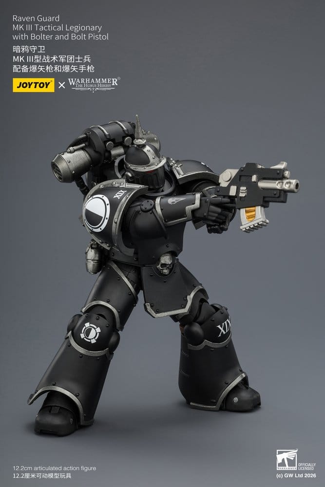 Warhammer 40,000 Action Figure Raven Guard MK III Tactical Legionary 12 cm