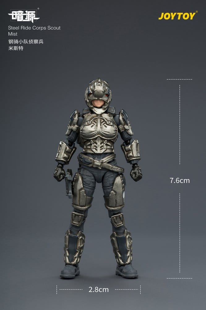 Dark Source Steel Ride Corps Action Figure Scout Mist 8 cm