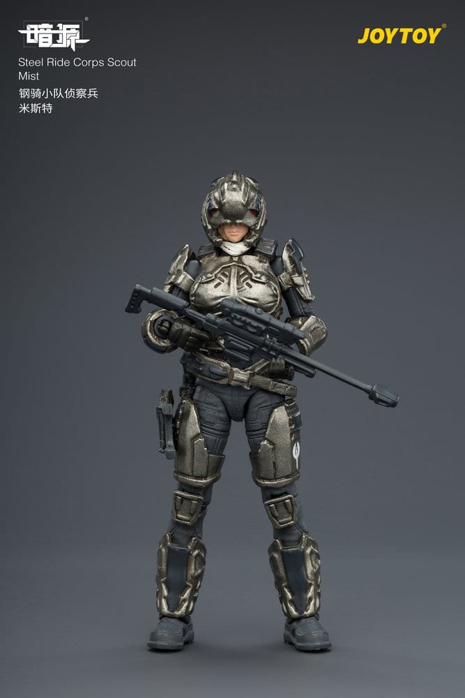 Dark Source Steel Ride Corps Action Figure Scout Mist 8 cm