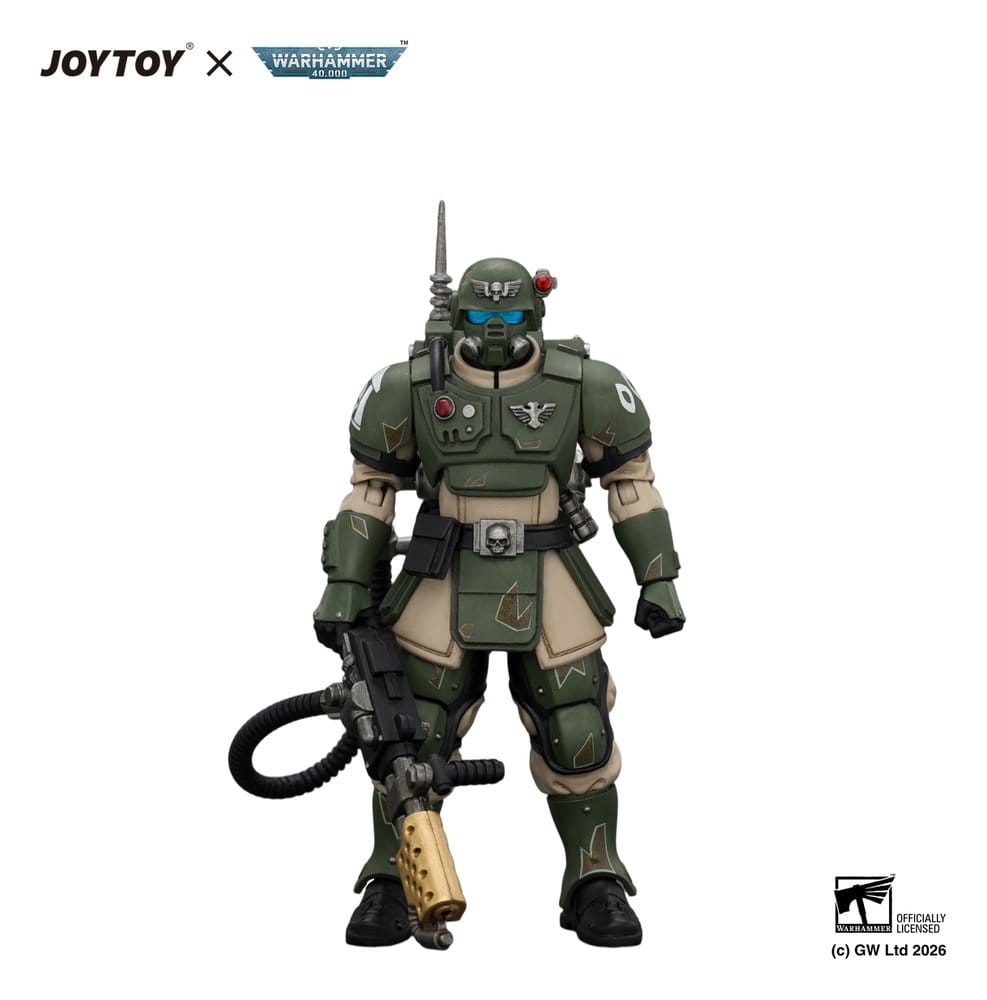 Warhammer Action Figure Astra Militarum Kasrkin 2 with Flamer