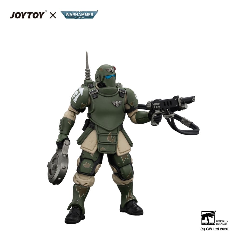 Warhammer Action Figure Astra Militarum Kasrkin 6 with Hot-shot Laspistol