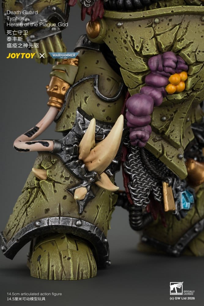 Warhammer Action Figure Death Guard Typhus Herald of the Plague God 15 cm