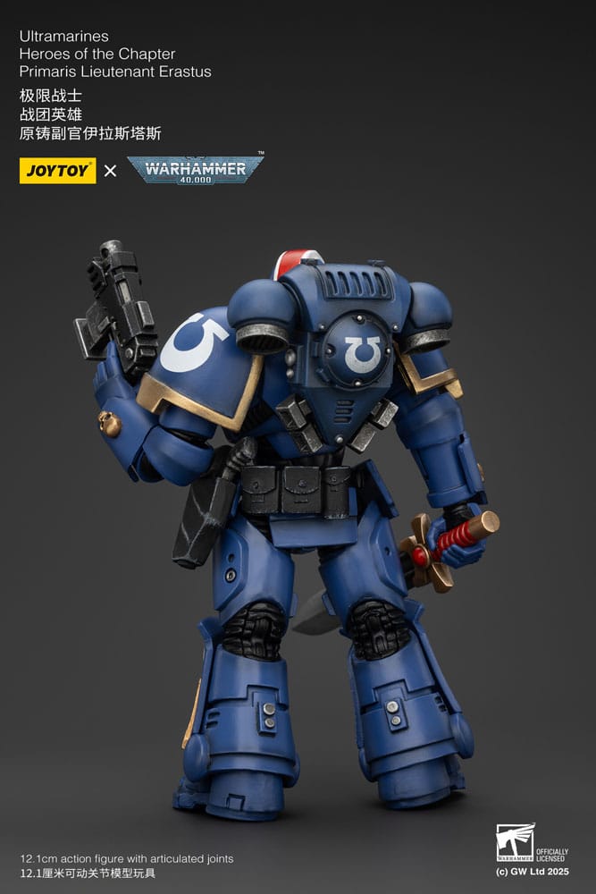 Warhammer 40k Action Figure 1/18 Ultramarines Heroes of the Primaris Chapter Lieutenant Erastus 20 cm