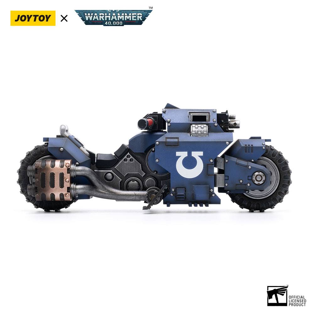 Warhammer 40k Vehicle 1/18 Ultramarines Outrider Bike 22 cm
