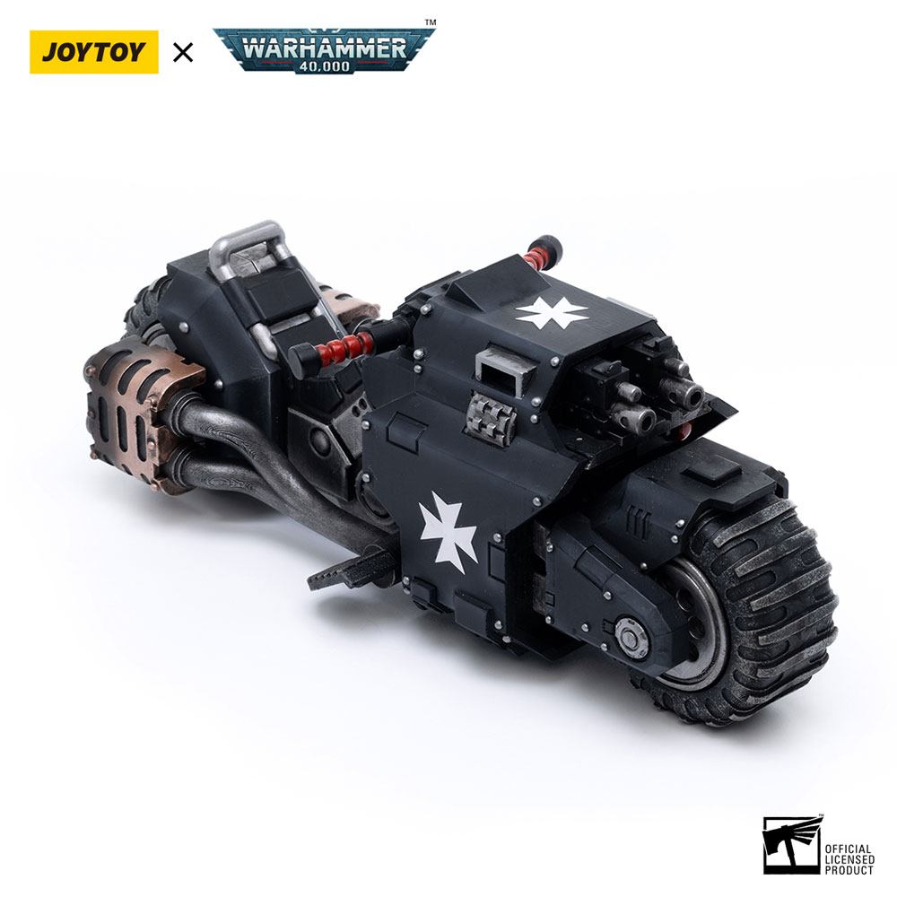 Warhammer 40k Veicolo 1/18 Templari Neri Moto Outrider 22 cm