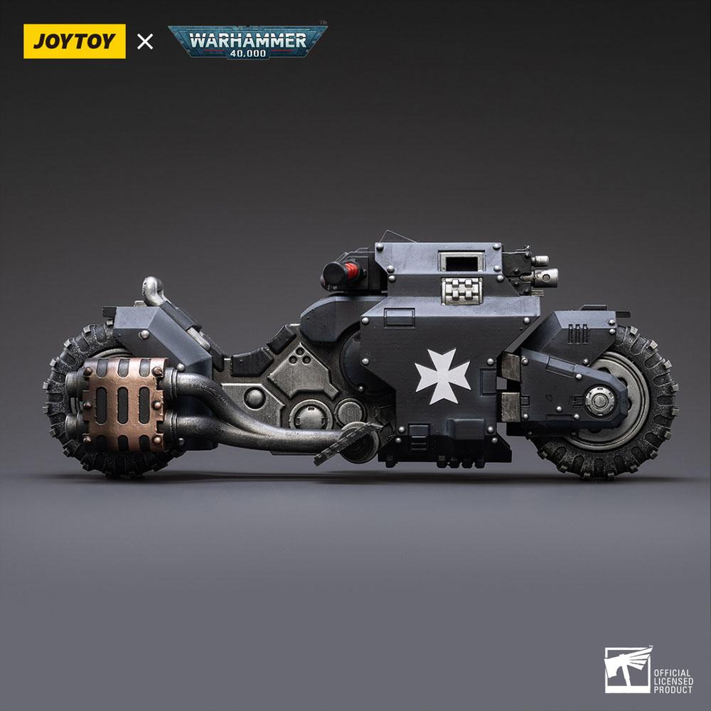 Warhammer 40k Veicolo 1/18 Templari Neri Moto Outrider 22 cm