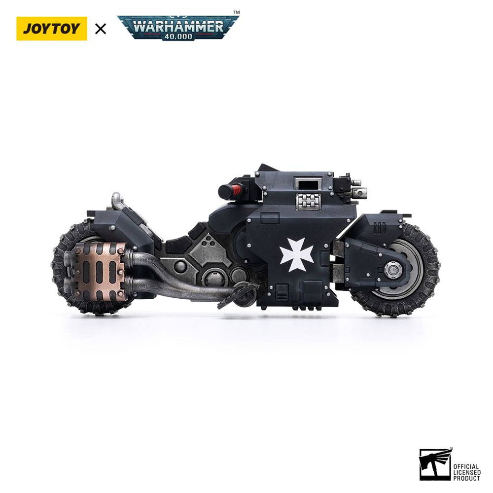 Warhammer 40k Veicolo 1/18 Templari Neri Moto Outrider 22 cm