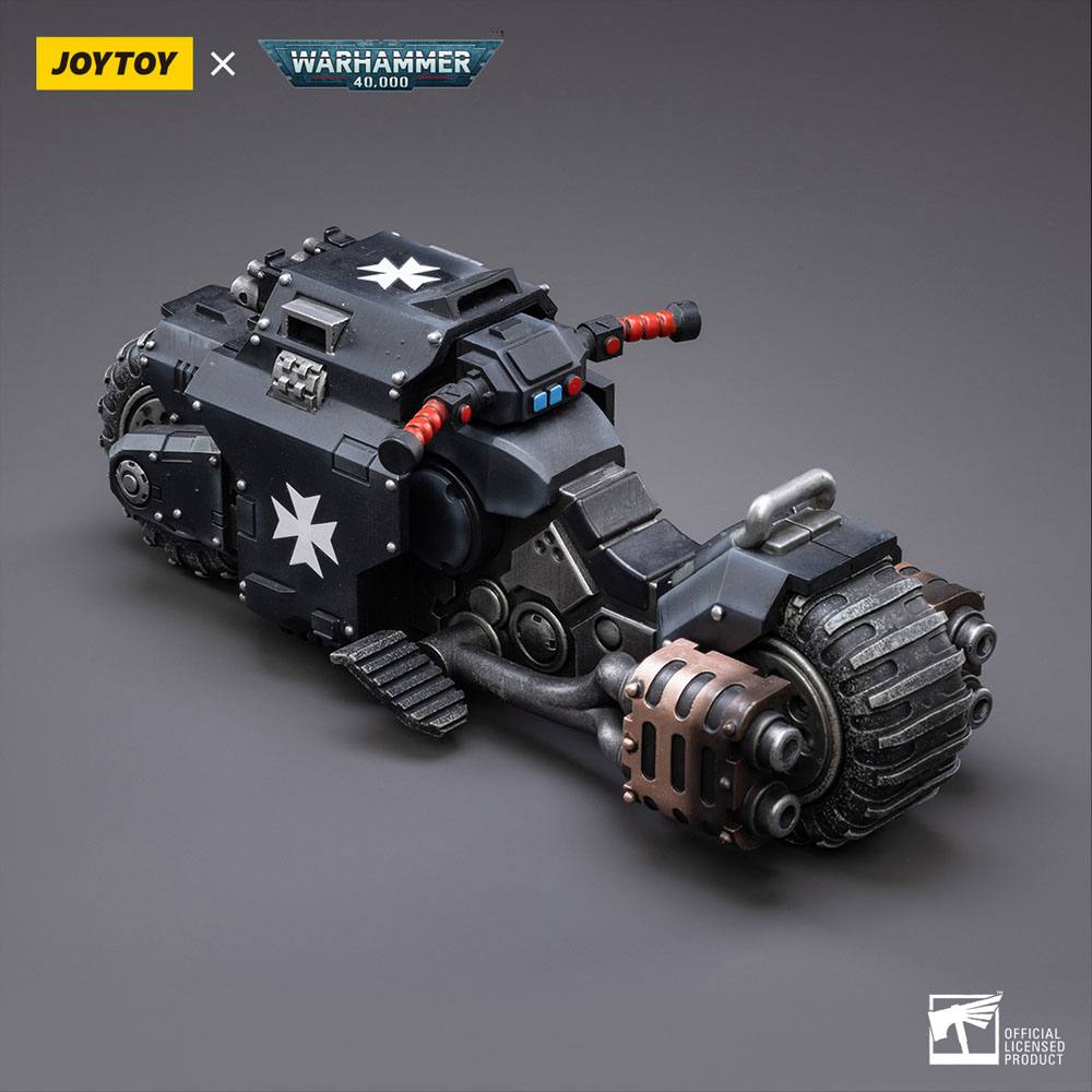 Warhammer 40k Veicolo 1/18 Templari Neri Moto Outrider 22 cm
