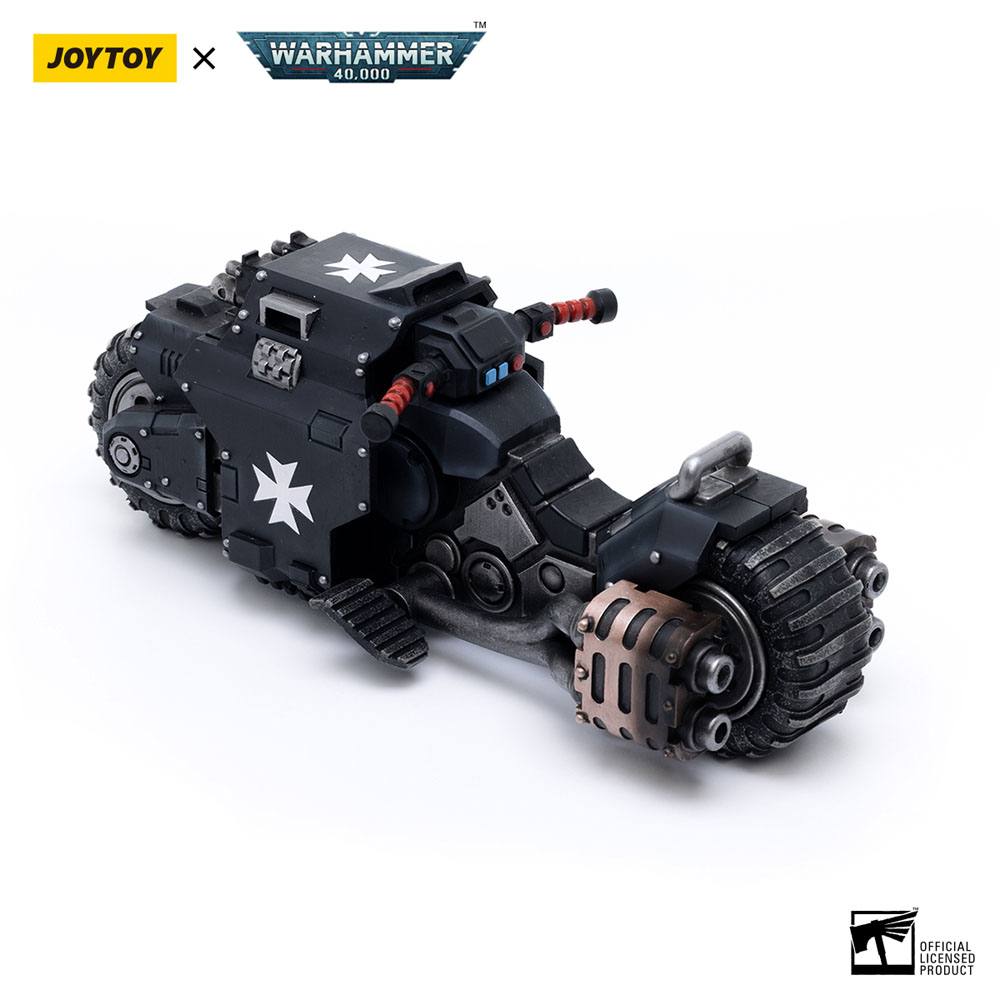 Warhammer 40k Veicolo 1/18 Templari Neri Moto Outrider 22 cm