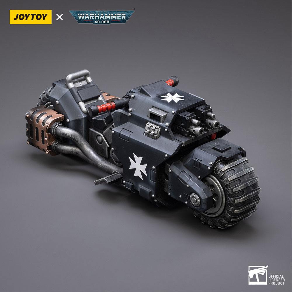 Warhammer 40k Veicolo 1/18 Templari Neri Moto Outrider 22 cm