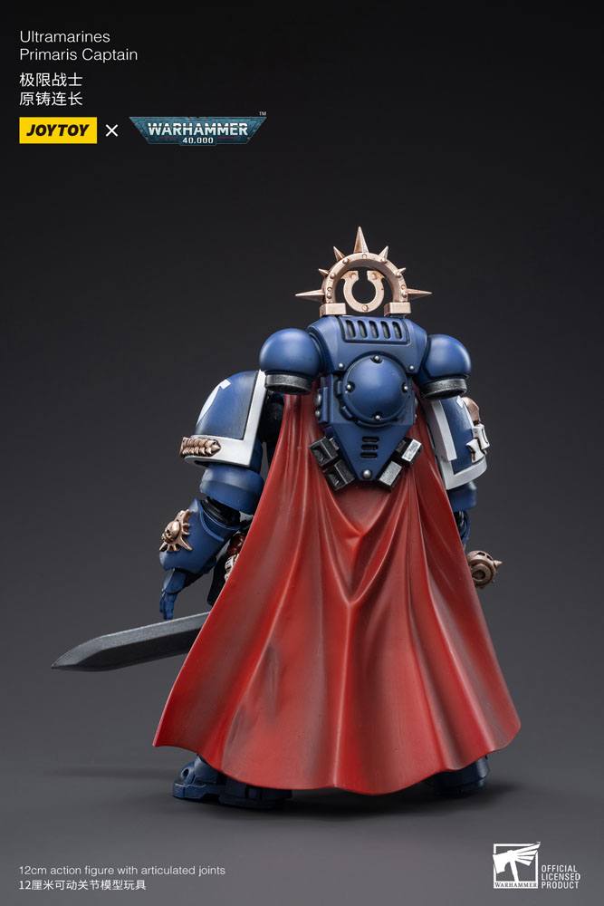 Warhammer 40k Action Figure 1/18 Ultramarines Primaris Captain 12 cm