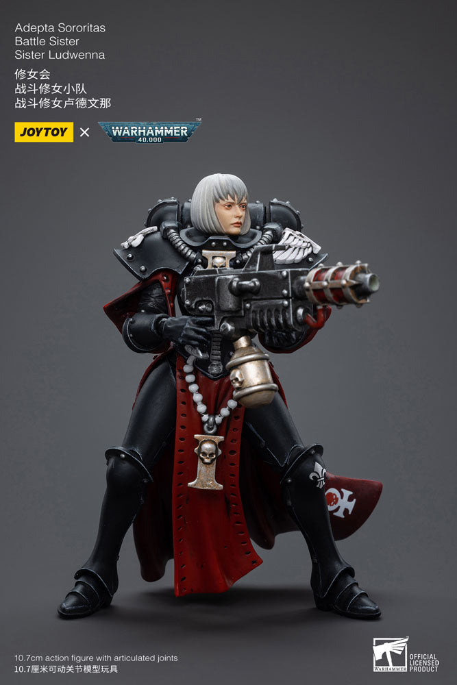 Warhammer 40k Action Figure 1/18 Adepta Sororitas Battle Sister Sister Ludwenna 10 cm
