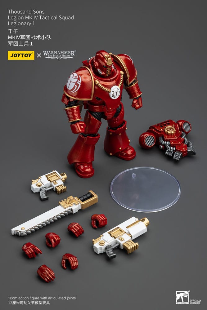 Warhammer The Horus Heresy Action Figure 1/18 Thousand Sons Legion MK IV Tactical Squad Legionary 1 12 cm