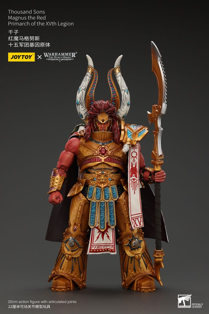 Warhammer The Horus Heresy Action Figure 1/18 Mille figli Magnus il Primarca Rosso della XV Legione 12 cm