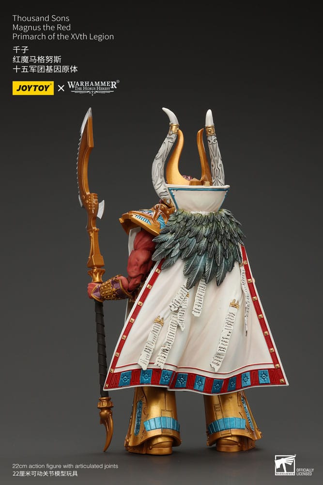 Warhammer The Horus Heresy Action Figure 1/18 Mille figli Magnus il Primarca Rosso della XV Legione 12 cm