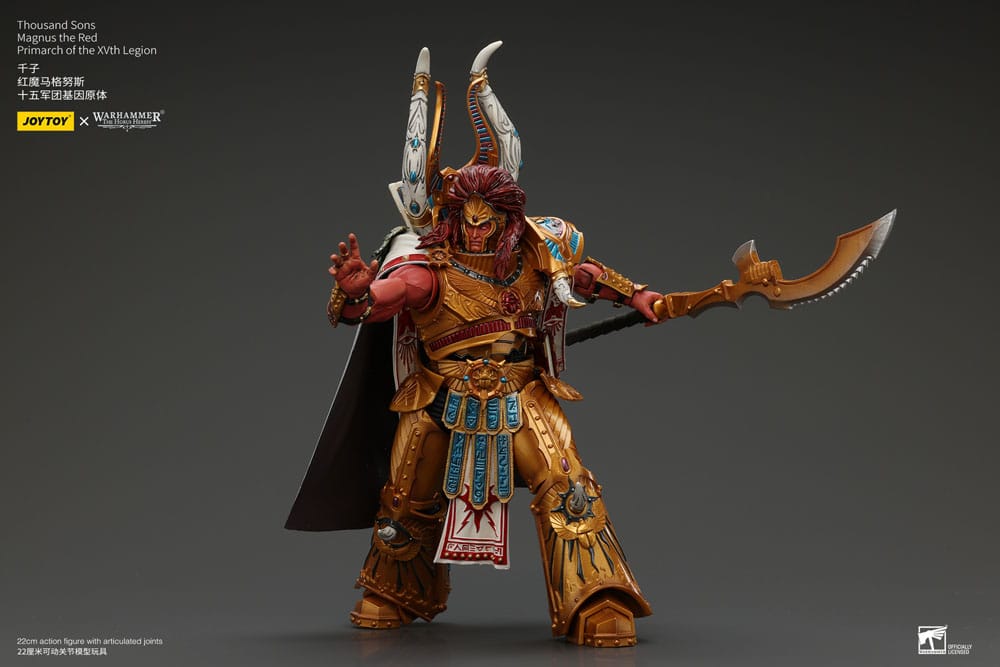 Warhammer The Horus Heresy Action Figure 1/18 Mille figli Magnus il Primarca Rosso della XV Legione 12 cm