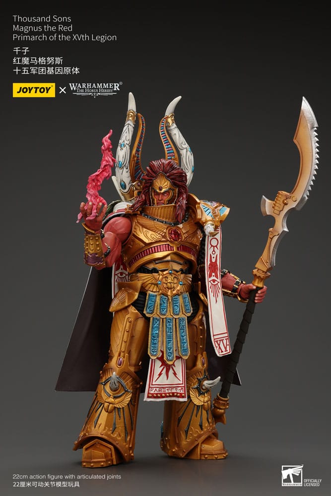 Warhammer The Horus Heresy Action Figure 1/18 Mille figli Magnus il Primarca Rosso della XV Legione 12 cm