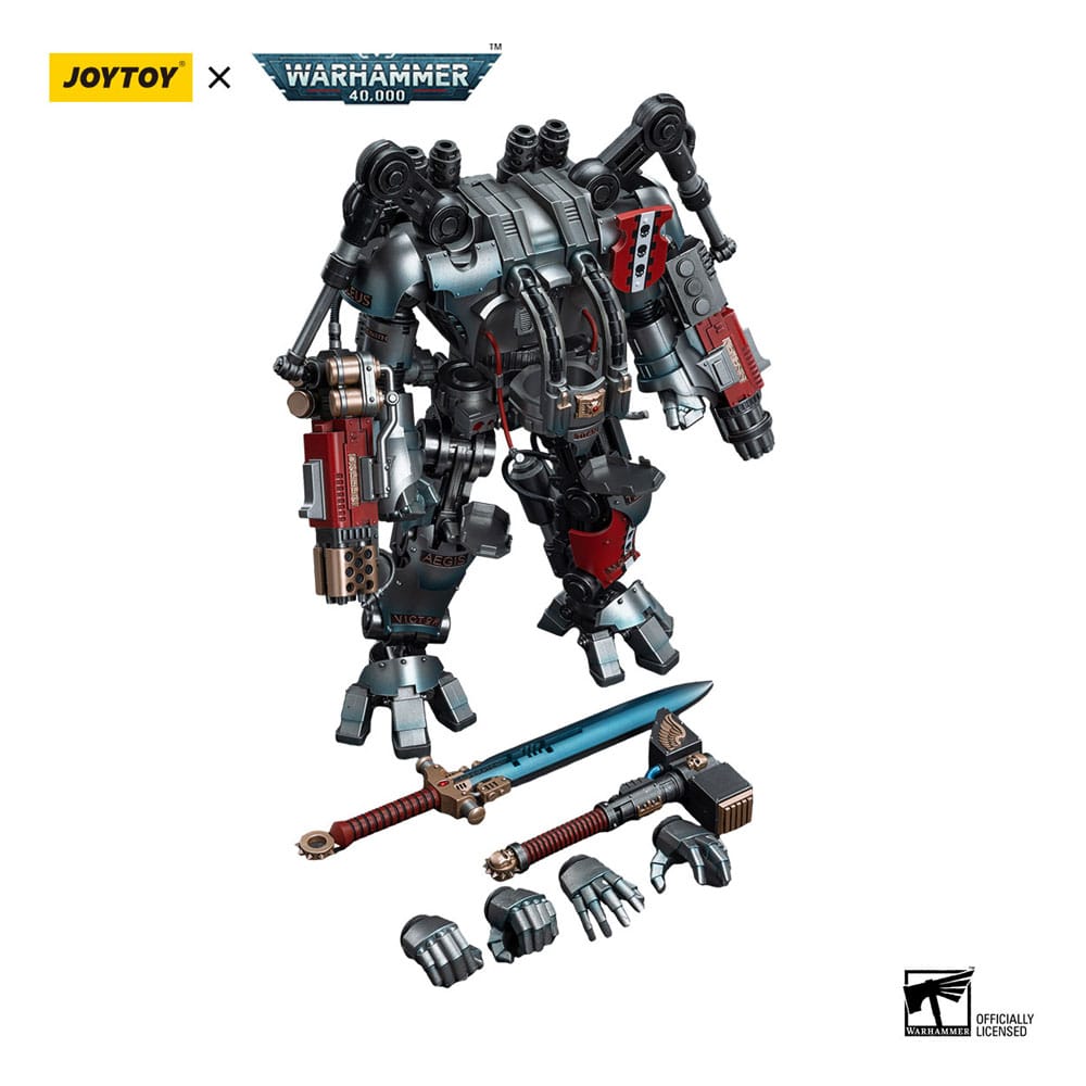 Warhammer 40k Action Figure 1/18 Gray Knights Nemesis Dreadknight (Including Gray Knights Terminator Caddon Vibova) 12 cm