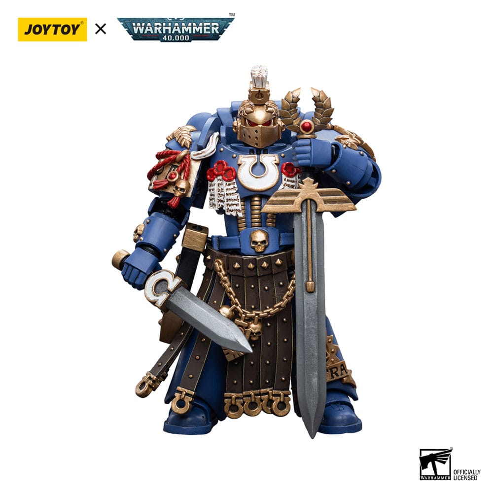 Warhammer 40k Action Figure 1/18 Ultramarines Honor Guard Chapter Champion 12 cm