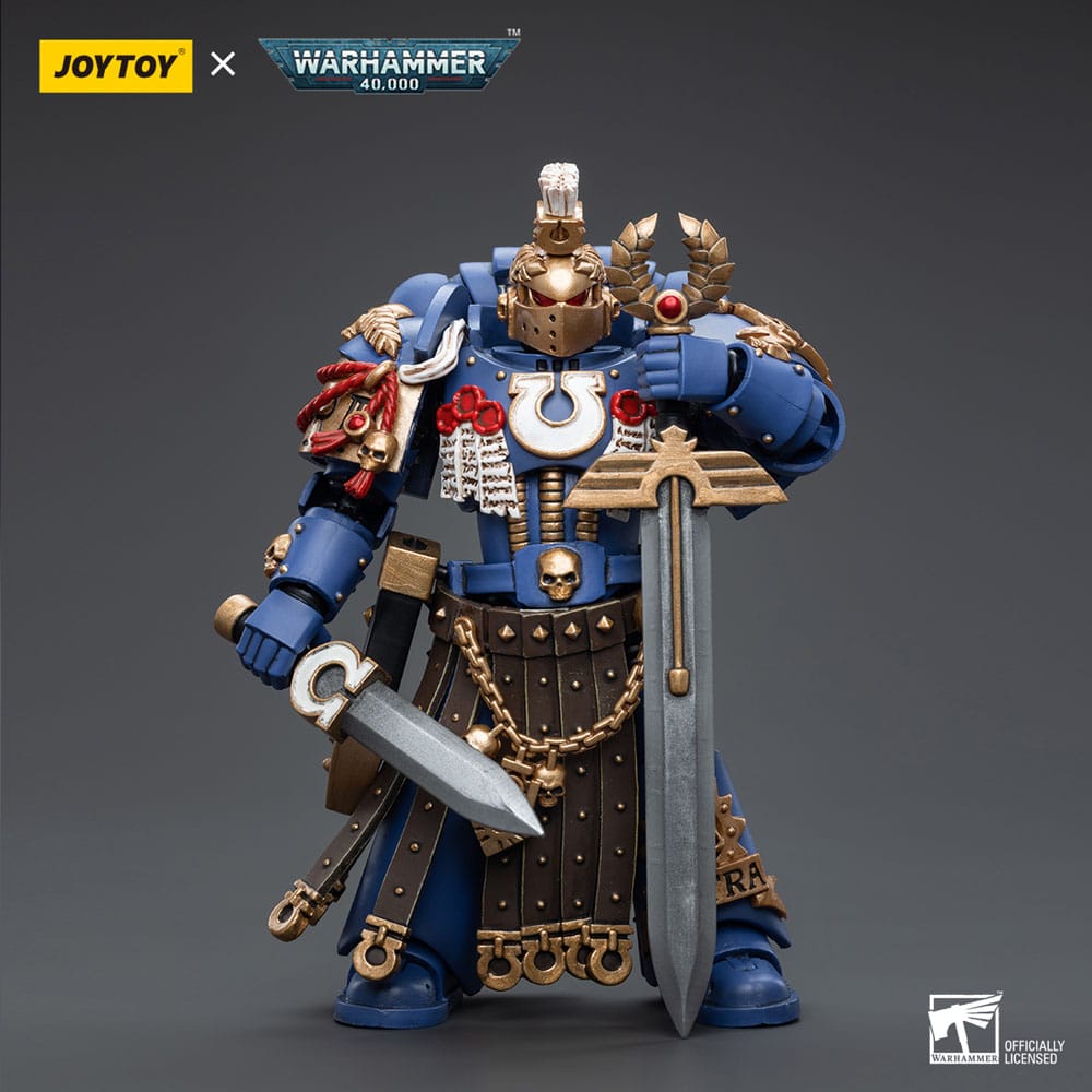 Warhammer 40k Action Figure 1/18 Ultramarines Honor Guard Chapter Champion 12 cm