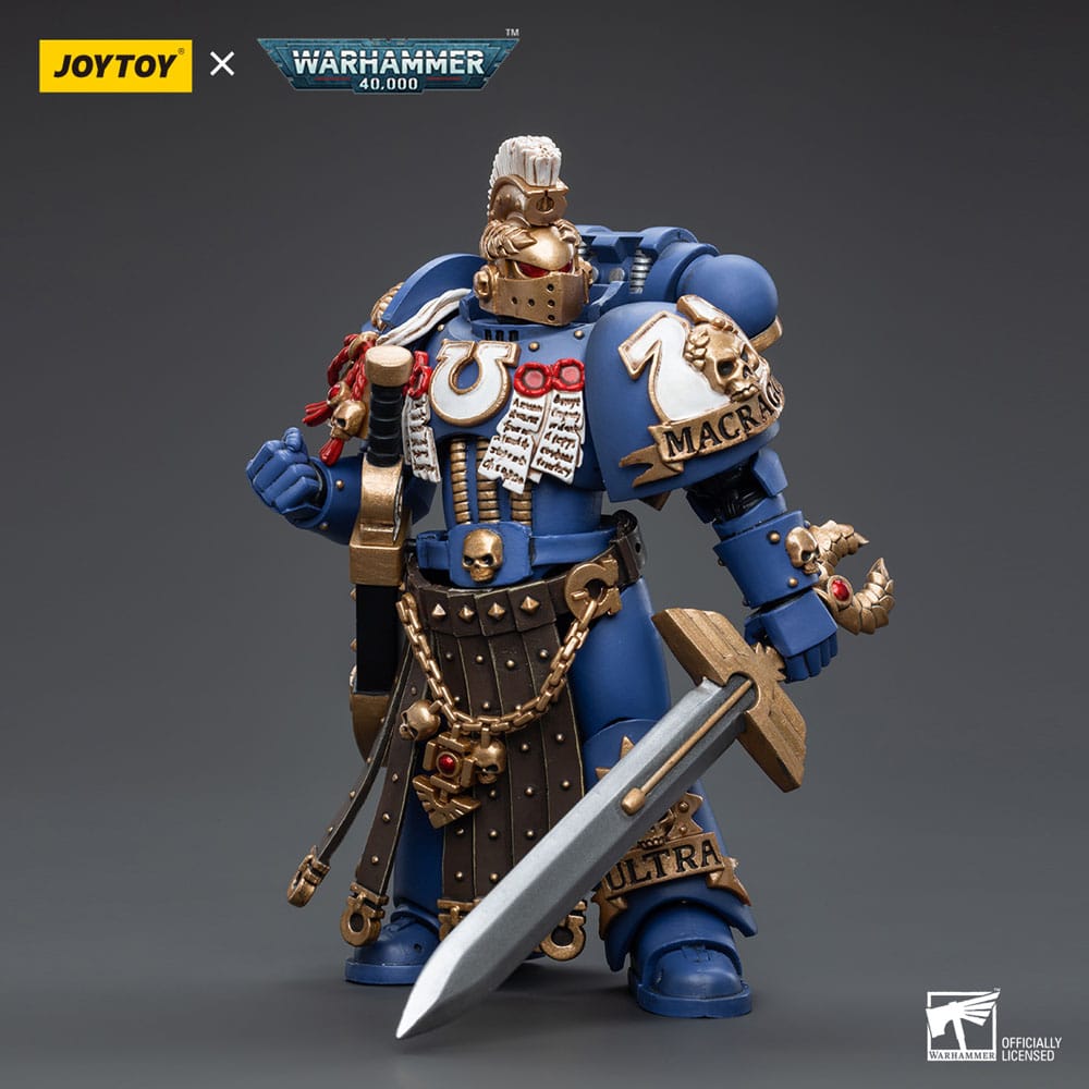 Warhammer 40k Action Figure 1/18 Ultramarines Honor Guard Chapter Champion 12 cm
