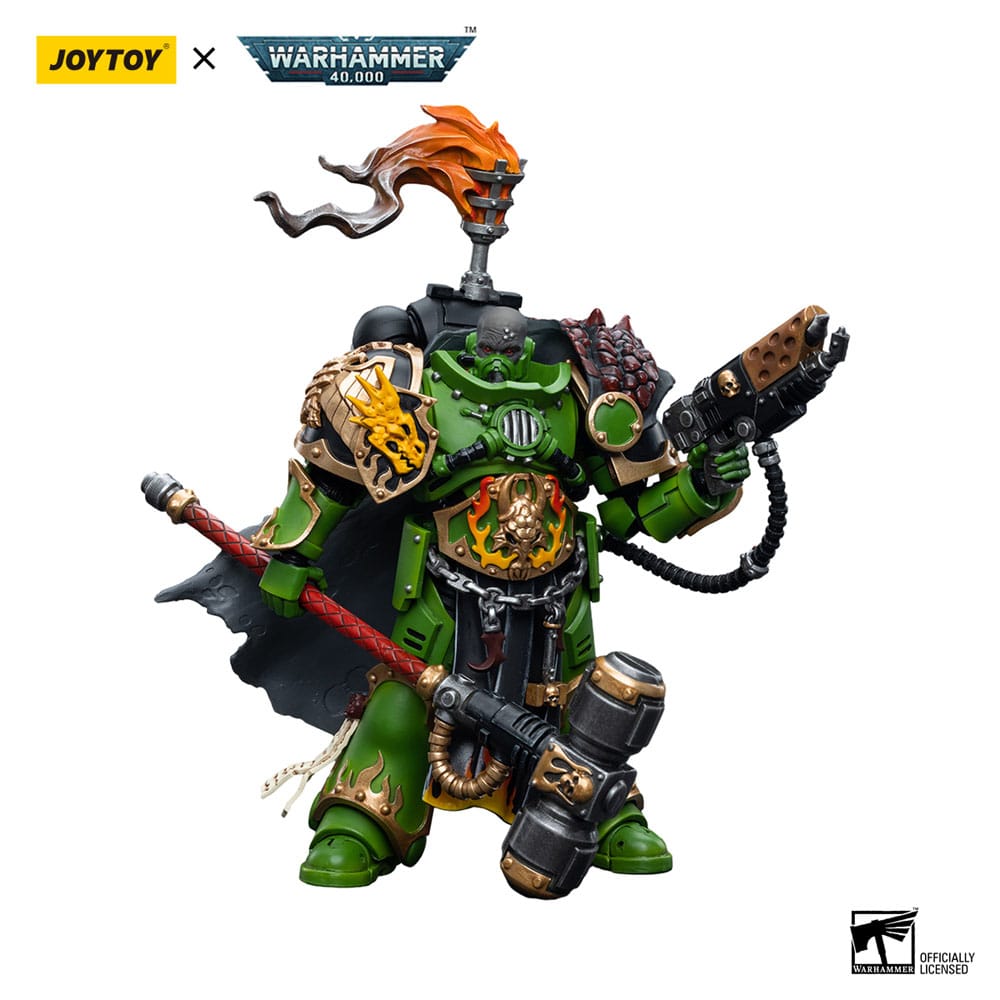 Warhammer 40k Action Figure 1/18 Salamanders Captain Adrax Agatone 12 cm