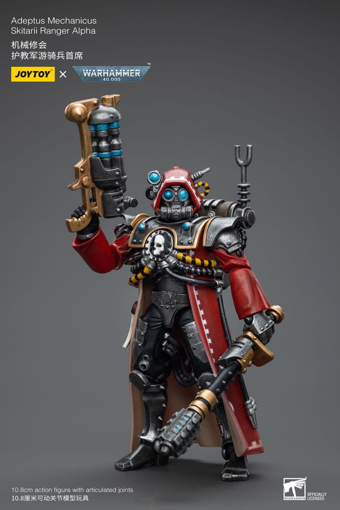 Warhammer 40k 1/18 Adeptus Mechanicus Skitarii Ranger Alpha Action Figure