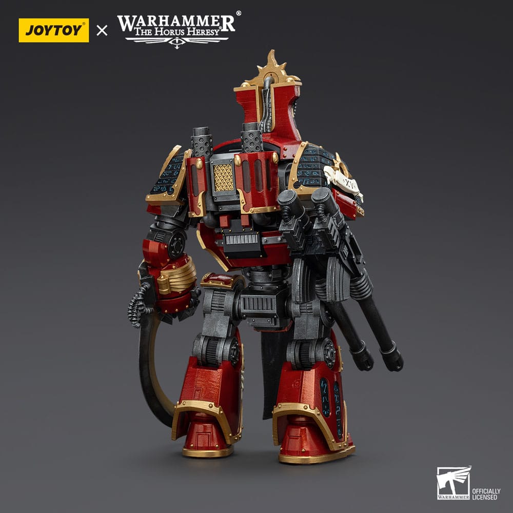 Warhammer The Horus Heresy Action Figure 1/18 Thousand Sons Contemptor-Osiron Dreadnought con lama Gravis Force e cannone automatico Gravis 30 cm