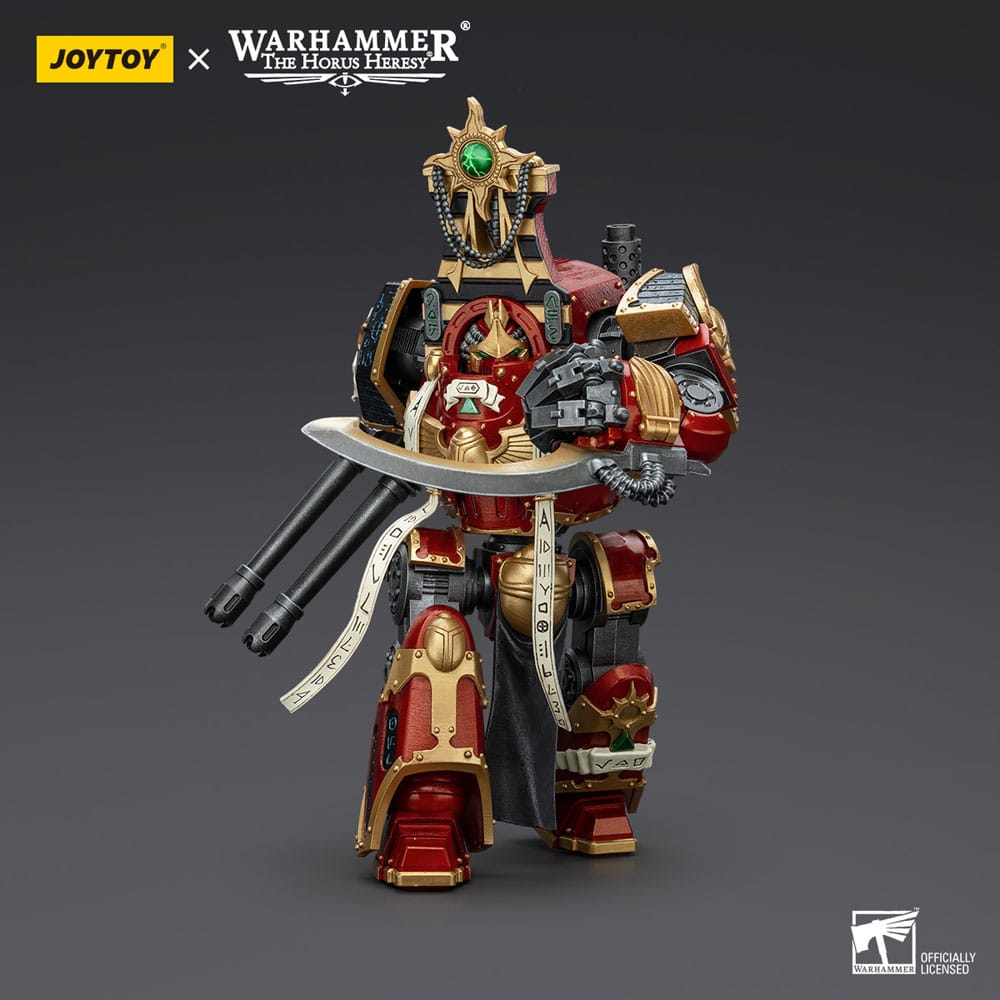 Warhammer The Horus Heresy Action Figure 1/18 Thousand Sons Contemptor-Osiron Dreadnought con lama Gravis Force e cannone automatico Gravis 30 cm