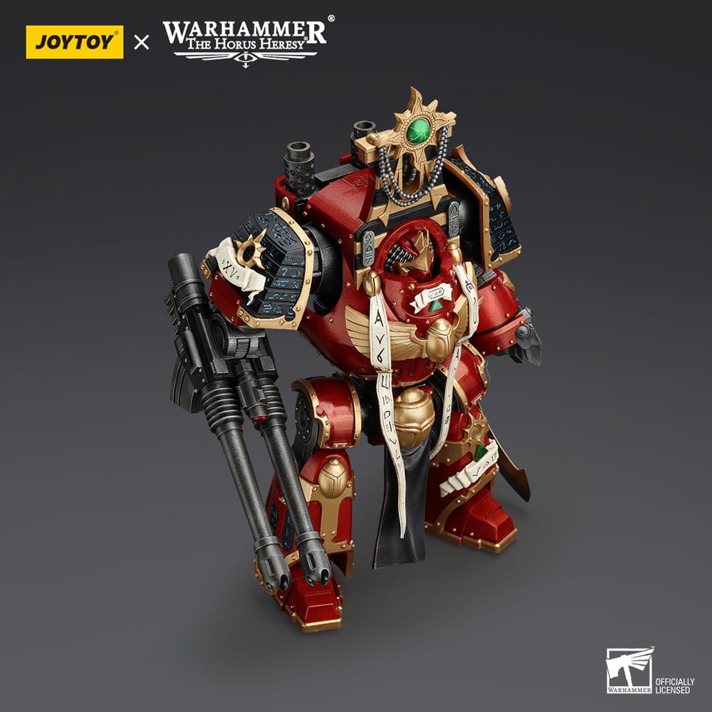 Warhammer The Horus Heresy Action Figure 1/18 Thousand Sons Contemptor-Osiron Dreadnought con lama Gravis Force e cannone automatico Gravis 30 cm
