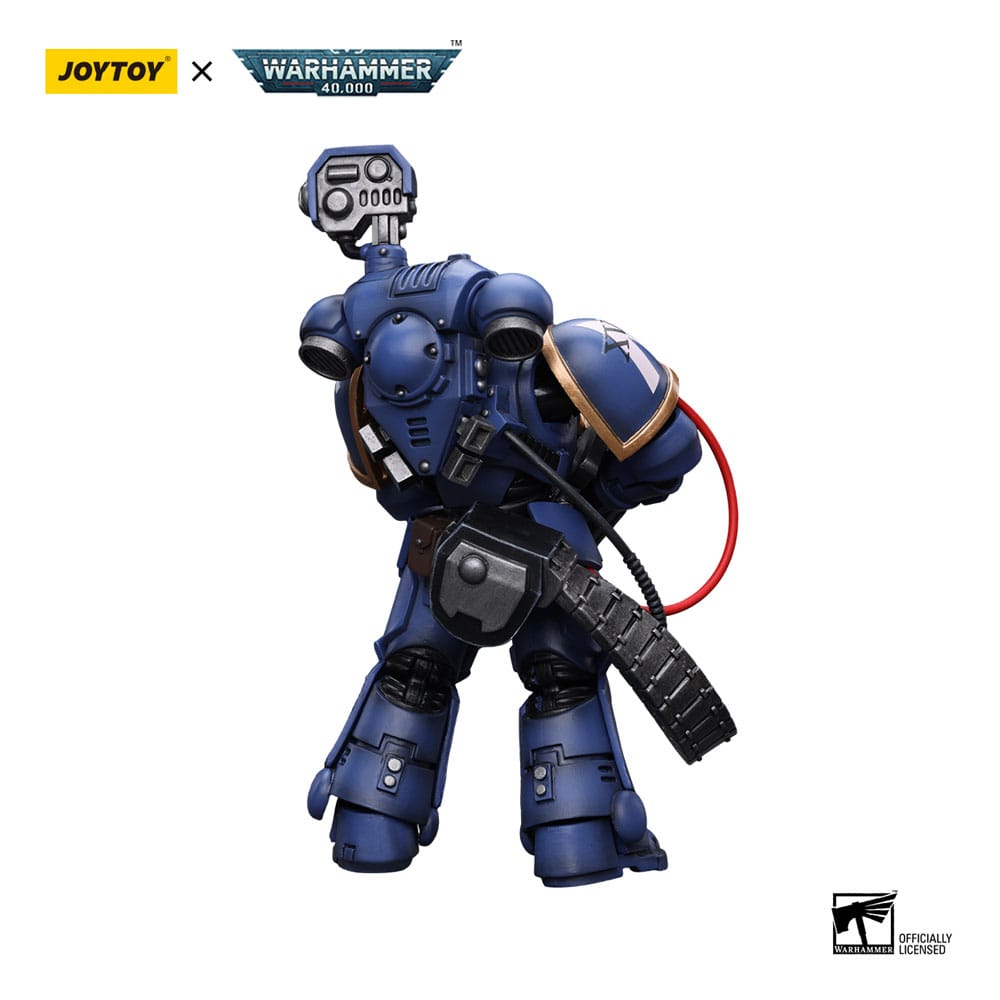 Warhammer 40k Action Figure 1/18 Ultramarines Desolation Marine with Castellan Launcher (Superfrag) 12 cm