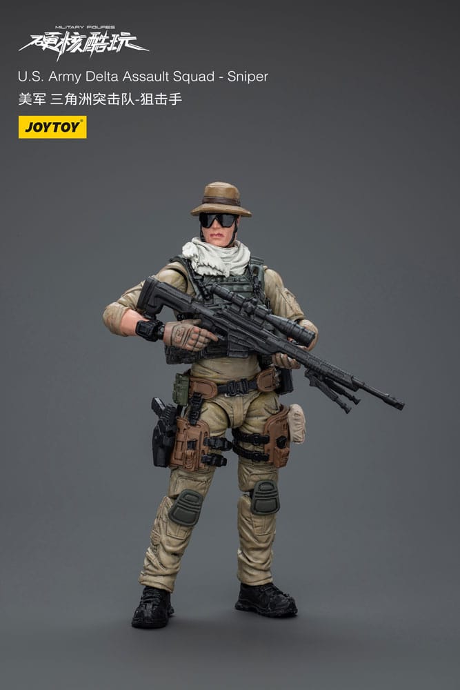 Action figure Hardcore Coldplay 1/18 US Army Delta Assault Squad Sniper 11 cm