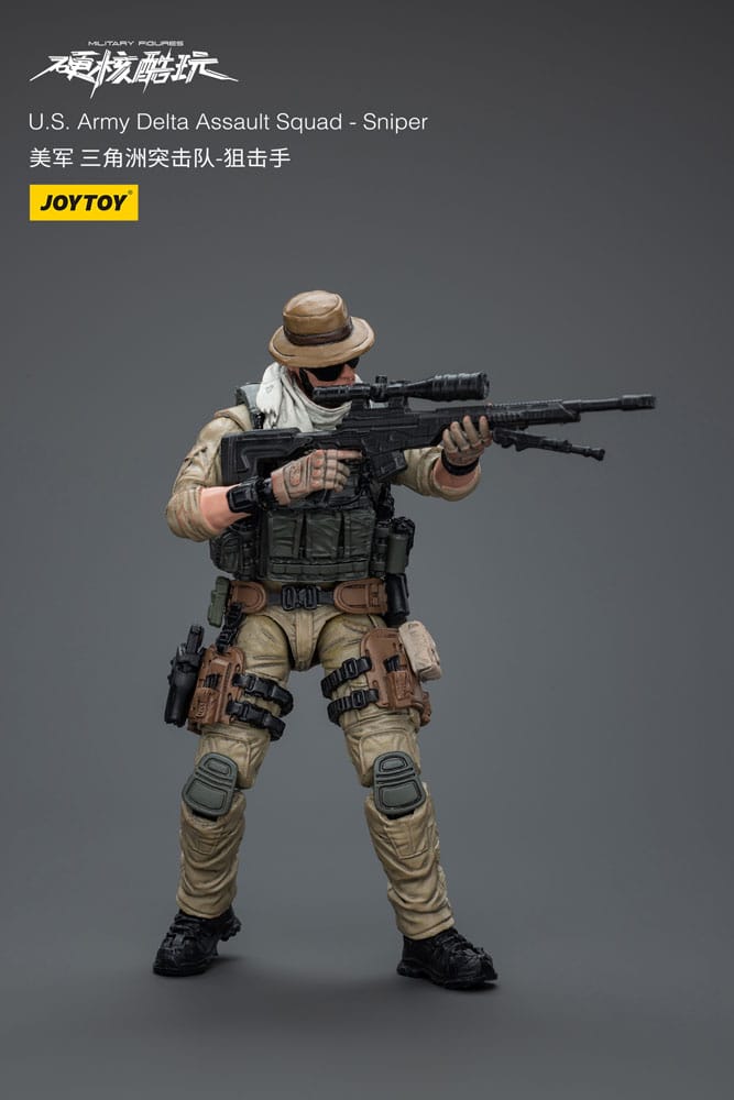 Action figure Hardcore Coldplay 1/18 US Army Delta Assault Squad Sniper 11 cm