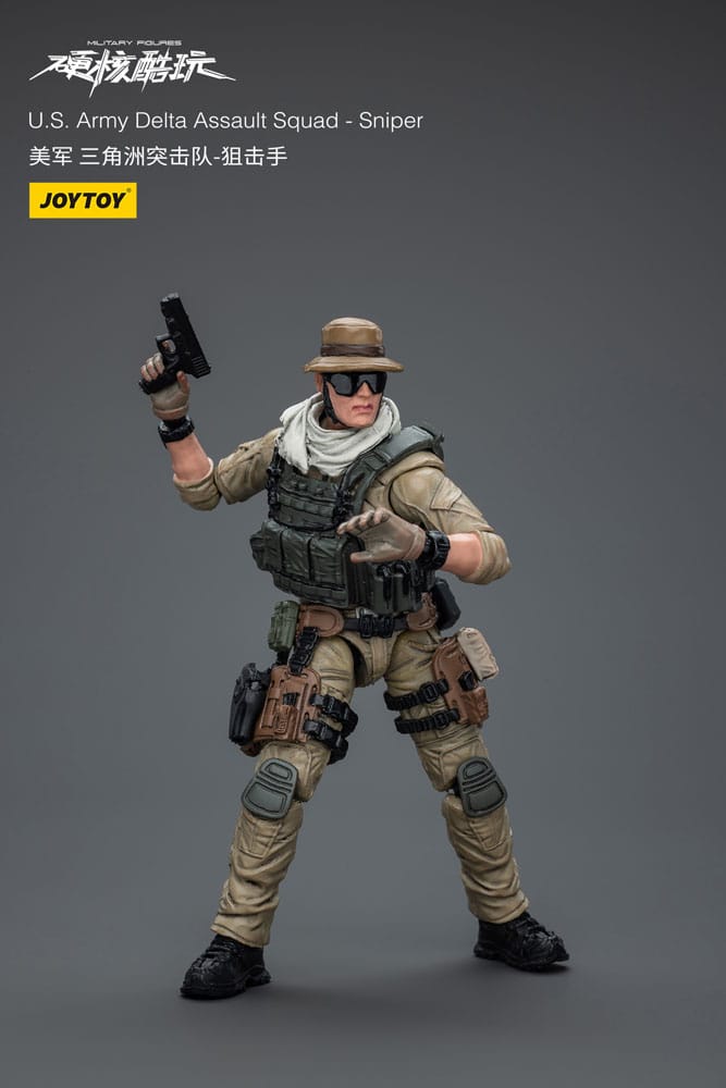 Action figure Hardcore Coldplay 1/18 US Army Delta Assault Squad Sniper 11 cm