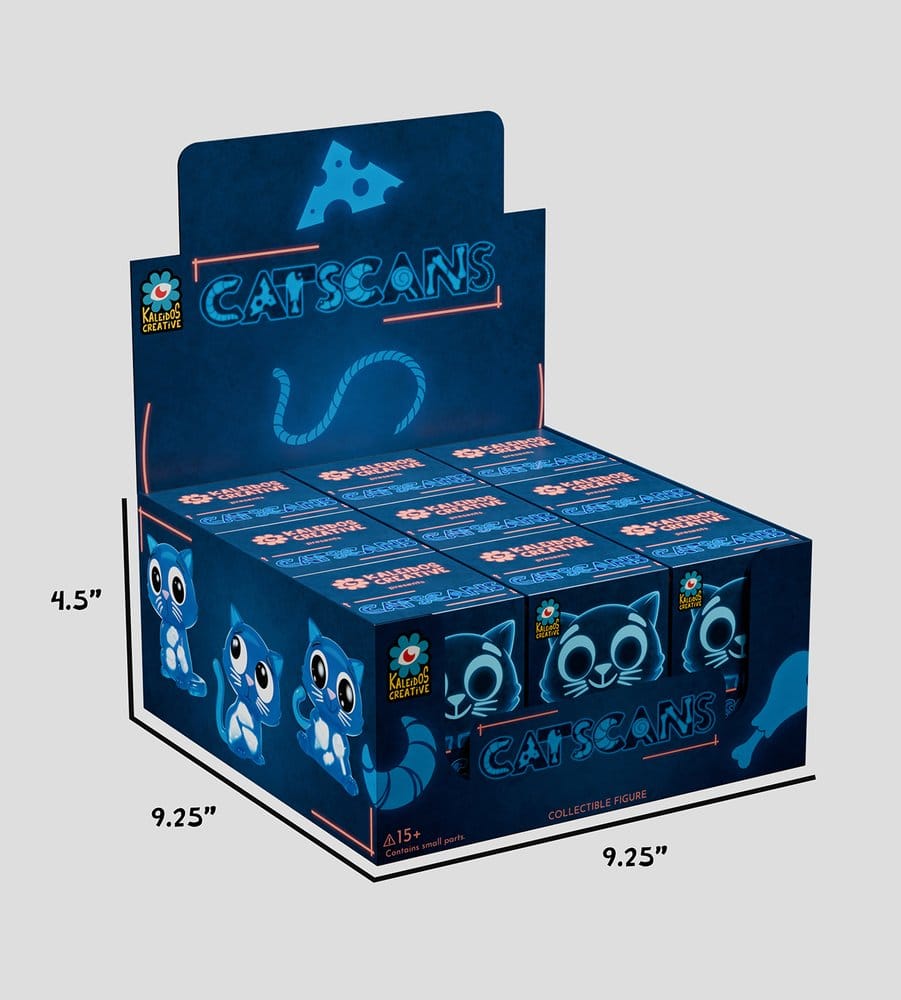 Cat Scans Mini Figures S1 6 cm Blind Box Display (9)