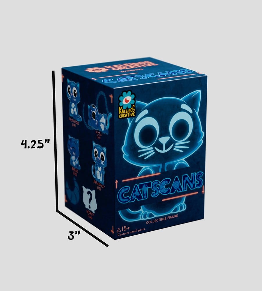 Cat Scans Mini Figures S1 6 cm Blind Box Display (9)