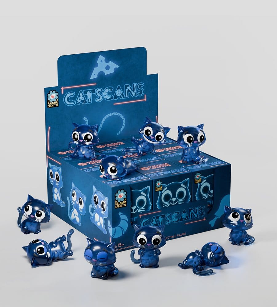 Cat Scans Mini Figures S1 6 cm Blind Box Display (9)